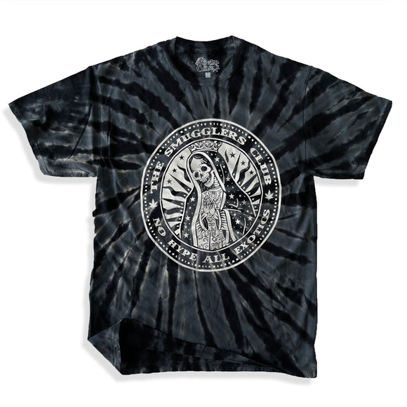 Smugglers Club Tie Dye Santa Muerte T Shirt